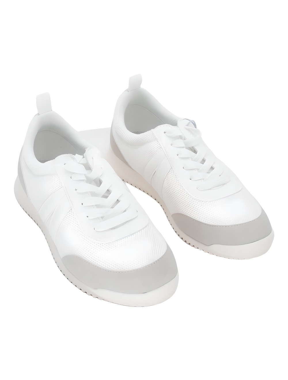 Aerosoles Pixie White Stone Sport Mesh Lace-Up Sneakers Size 7.5M
